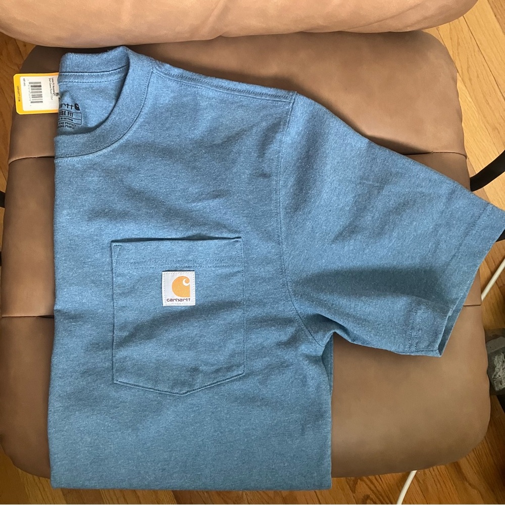 Carhartt Pocket Tee Blue (Loose Fit) S